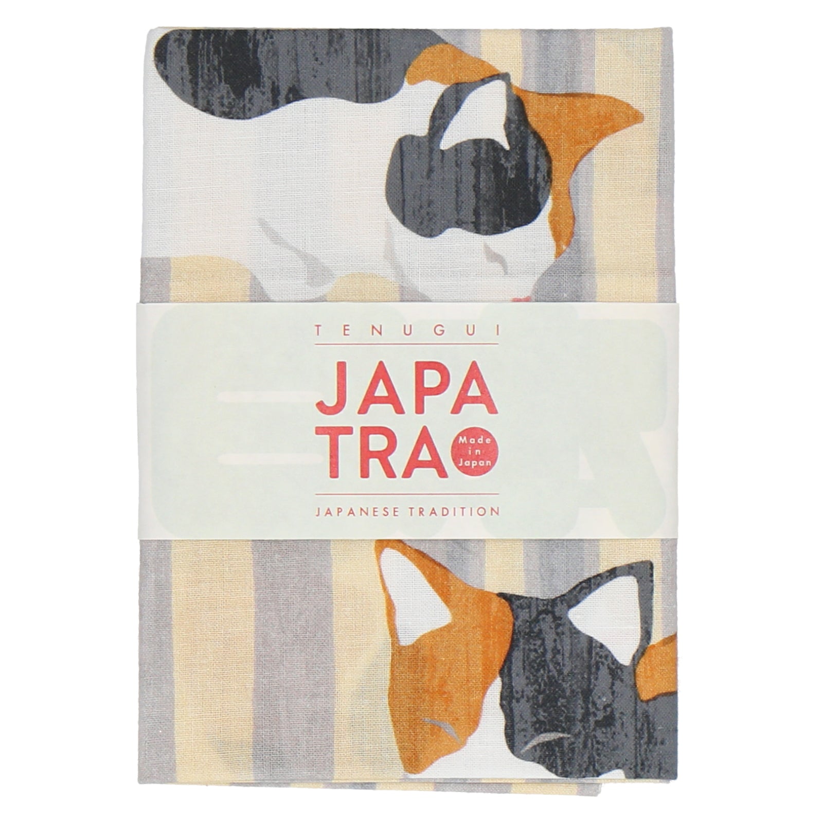 NEW】手ぬぐい #393a 縞とねこ – INTERMODE KAWABE