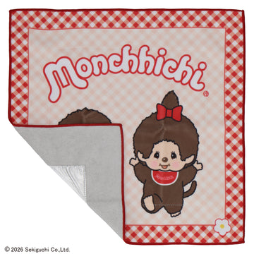 つつめる保冷ハンカチ モンチッチくん&モンチッチちゃん　イラスト ツーショット