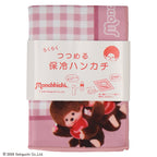 つつめる保冷ハンカチ モンチッチくん&モンチッチちゃん　フォト&ギンガムチェック