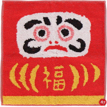 群馬 だるま　タオルハンカチ
