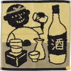 高知 お酒好き　タオルハンカチ