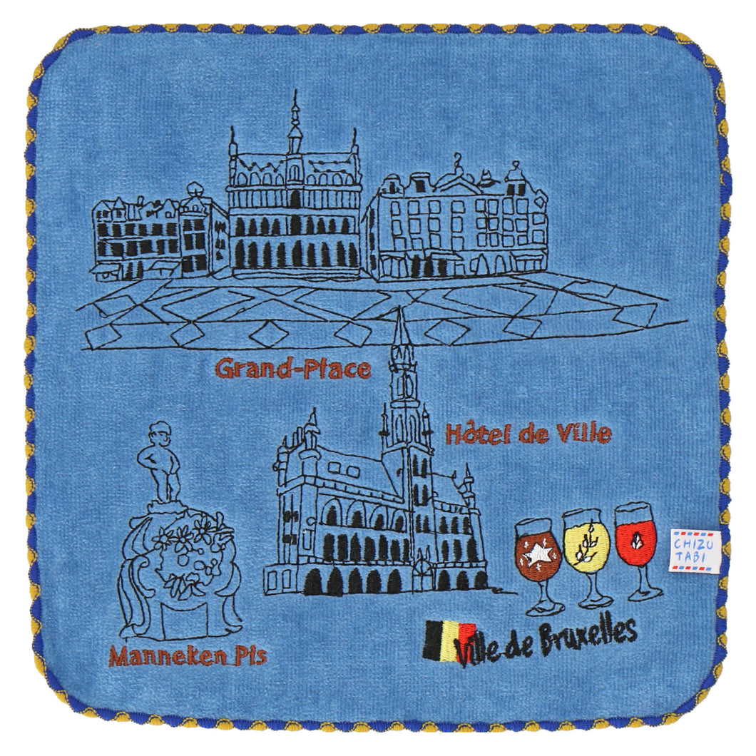 【NEW】ベルギー ビール　刺繡タオル