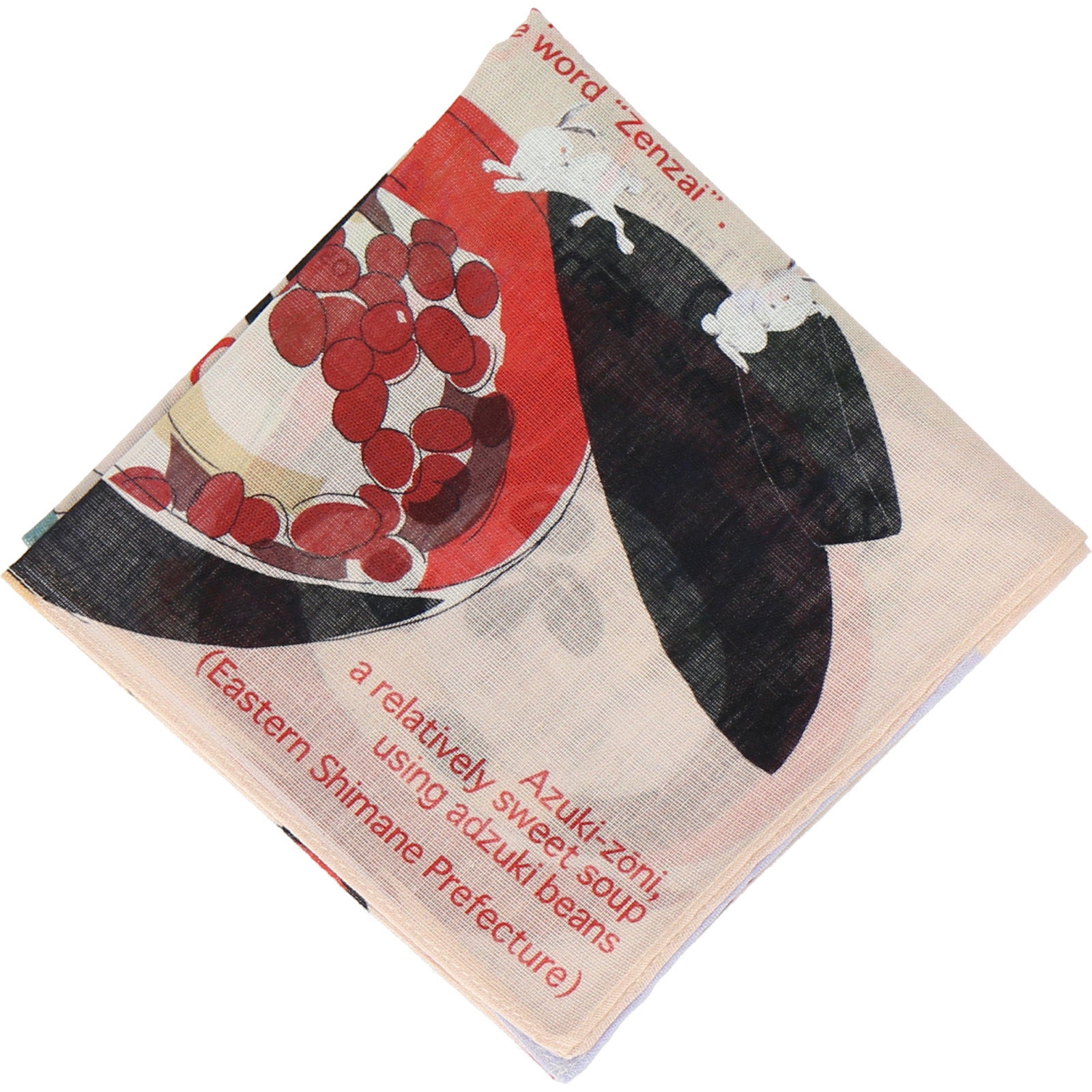 島根 お雑煮 プリントハンカチ – INTERMODE KAWABE