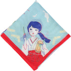 山口 おみくじ　プリントハンカチ