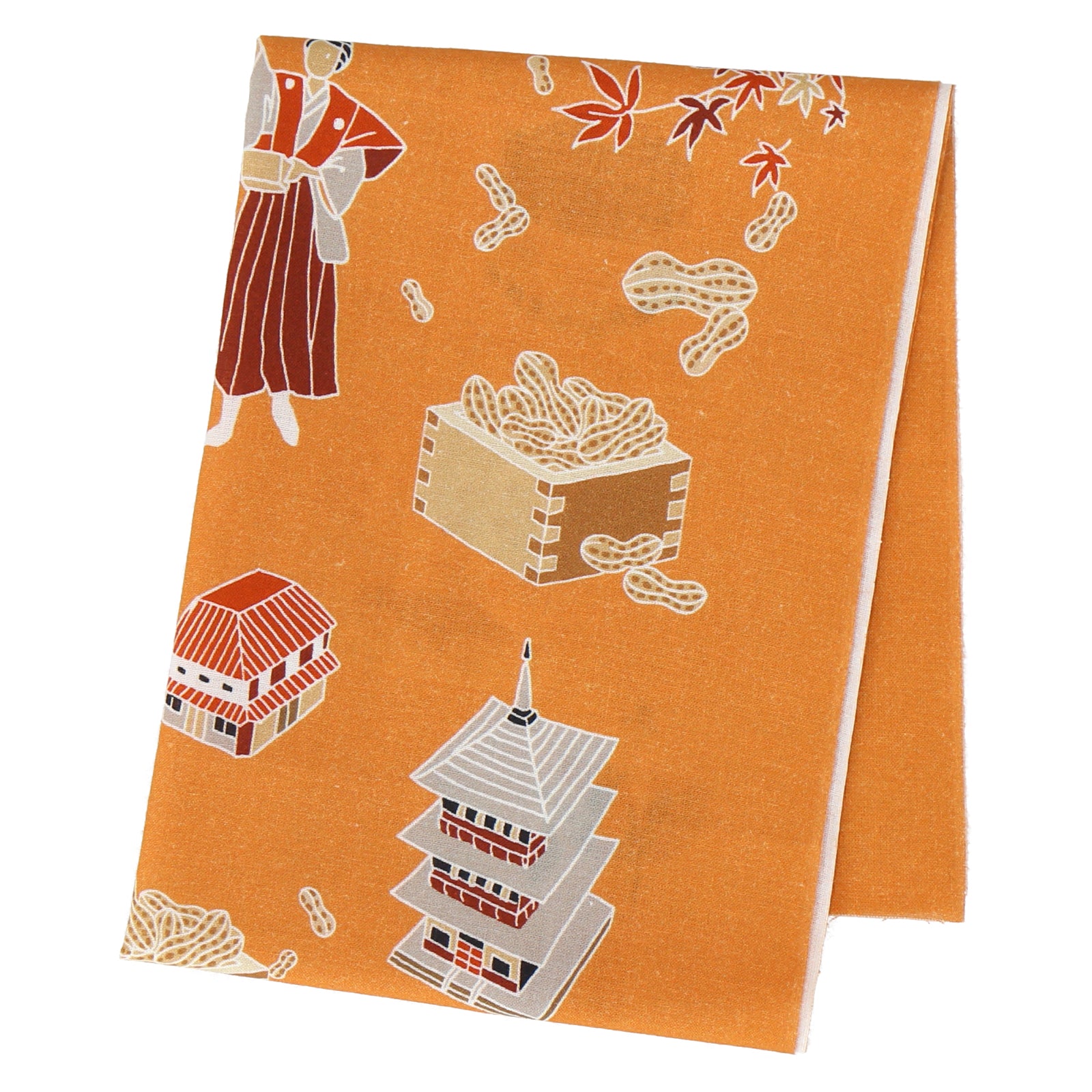 『ぬくぬく』 手ぬぐい 桜花（100円白銅貨幣） | AUC ONLINE SHOP
