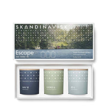 画像をギャラリービューアに読み込む, エスケープキャンドル ギフトセット　65g x 3
