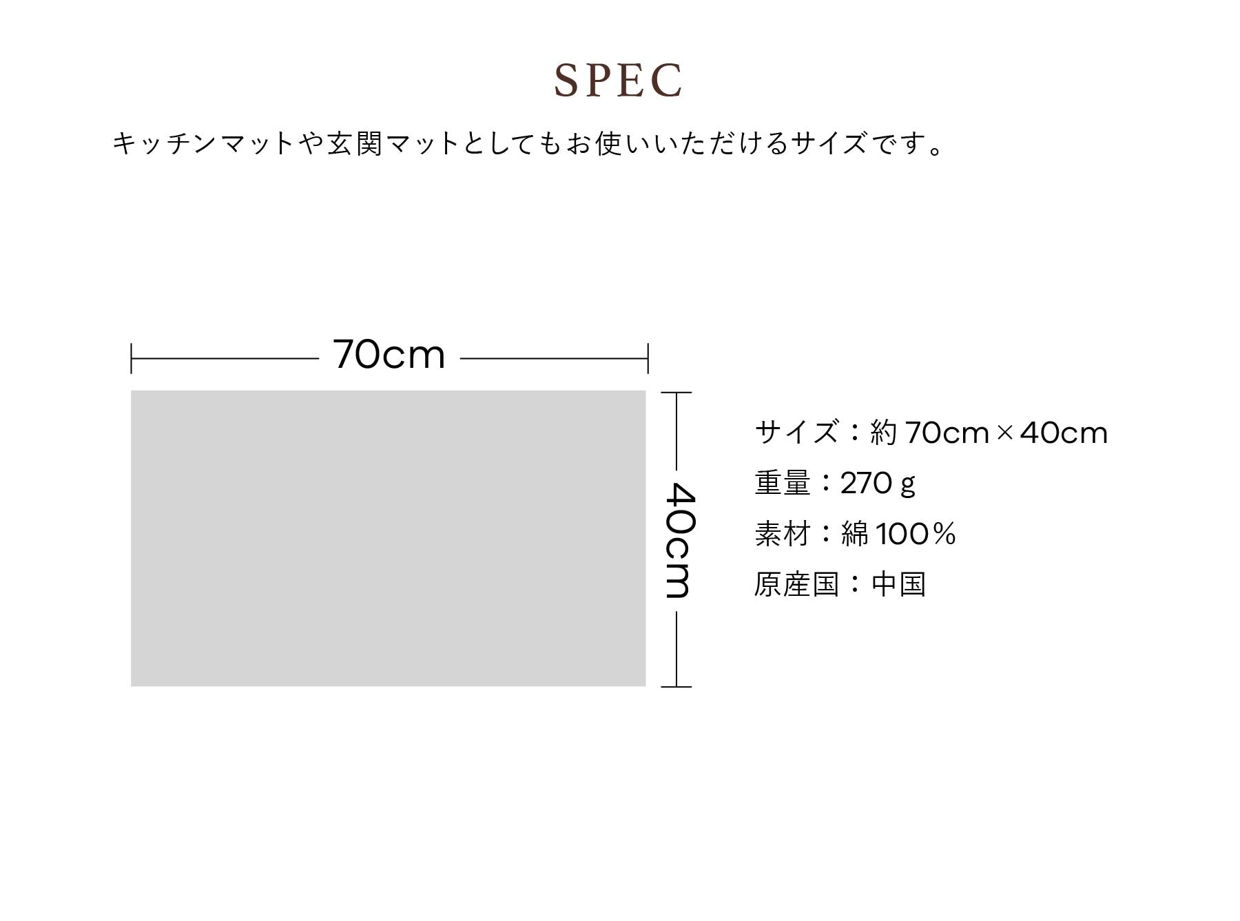 バスマット プアナニシリーズ　モンステラネイビー