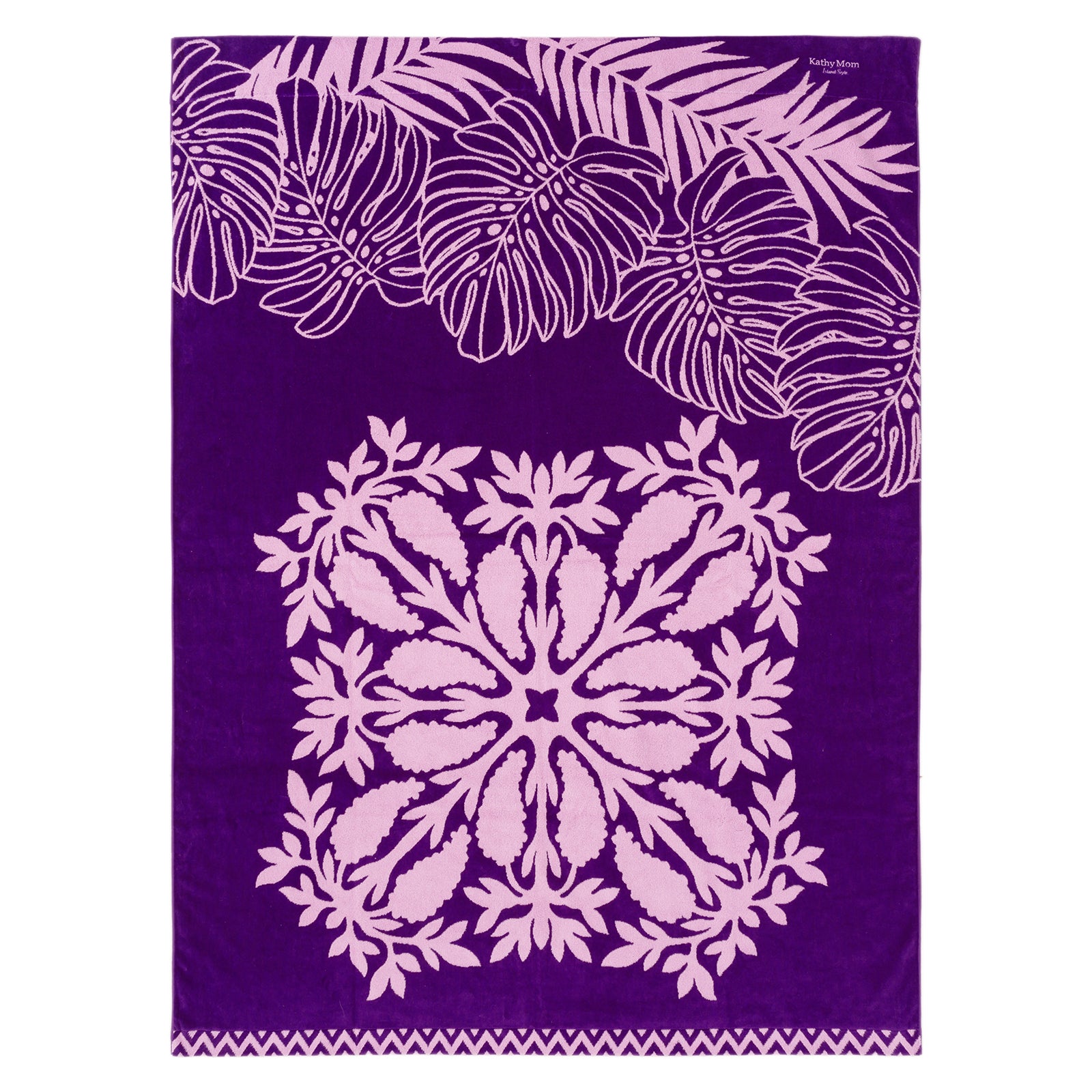 タオルケット ノヘアシリーズ withモンステラ #861d シャワーツリー