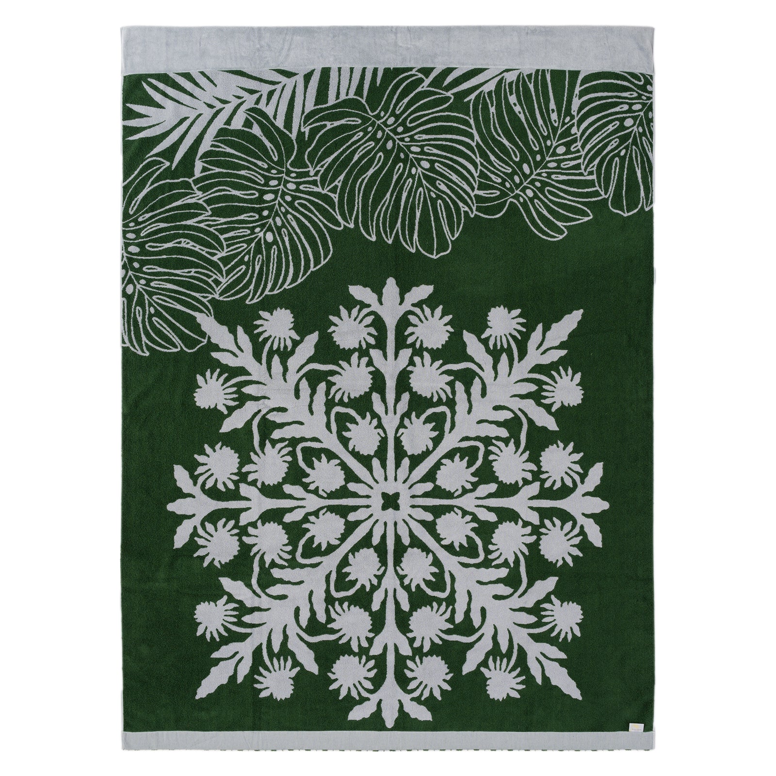 タオルケット ノヘアシリーズ withモンステラ #861f ゲッカビジン