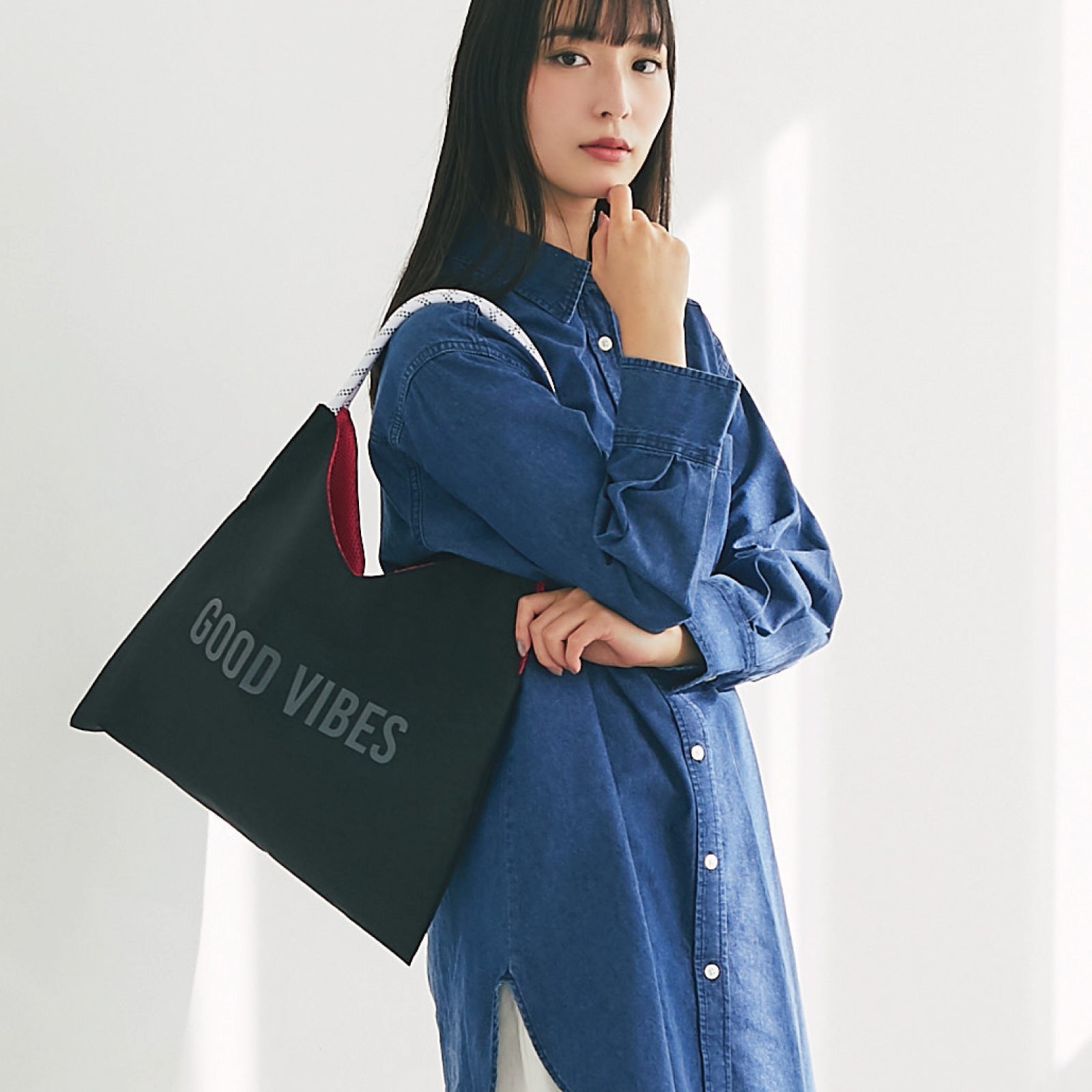 エアメッシュ リバーシブルショルダー #912a 　ブラック