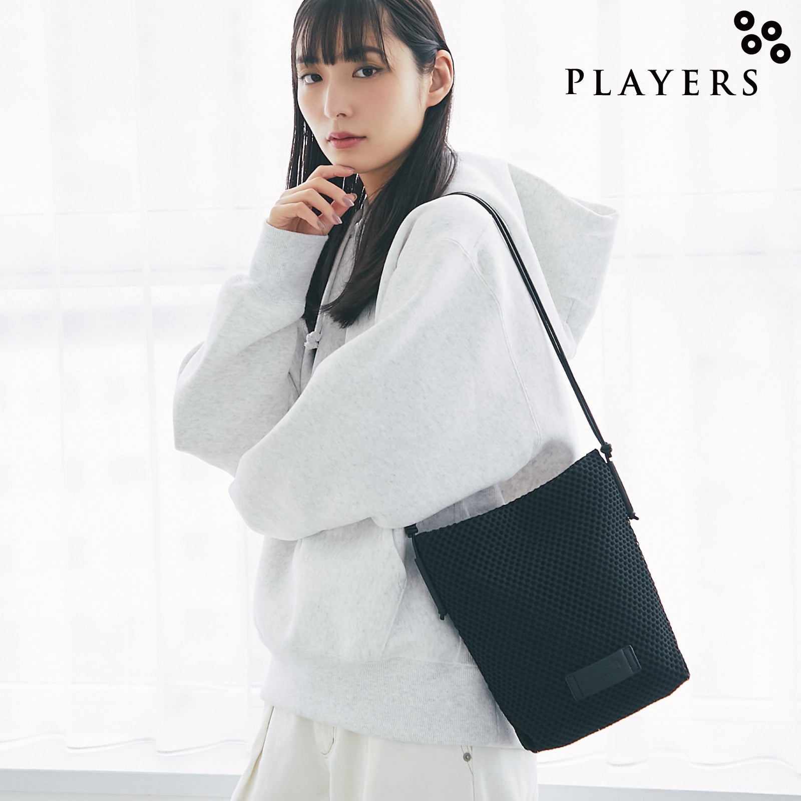 エアメッシュレクタングルショルダー #912a 　ブラック