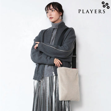 シープボアショルダー 　アイボリー