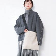 画像をギャラリービューアに読み込む, 【NEW】シープボアショルダー 　アイボリー
