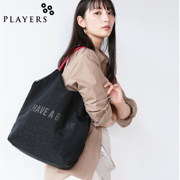 エアメッシュリバーシブルトート 　ブラック