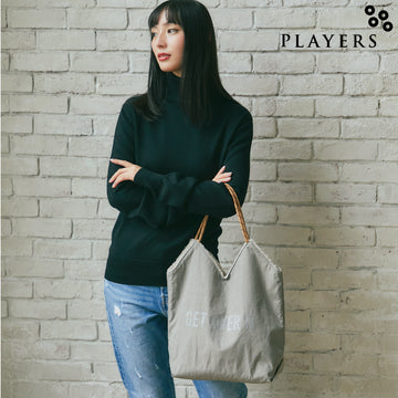 ボアリバーシブルトート #912a　グレージュ