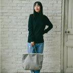 ボアリバーシブルトート Ｍ #912a　グレージュ