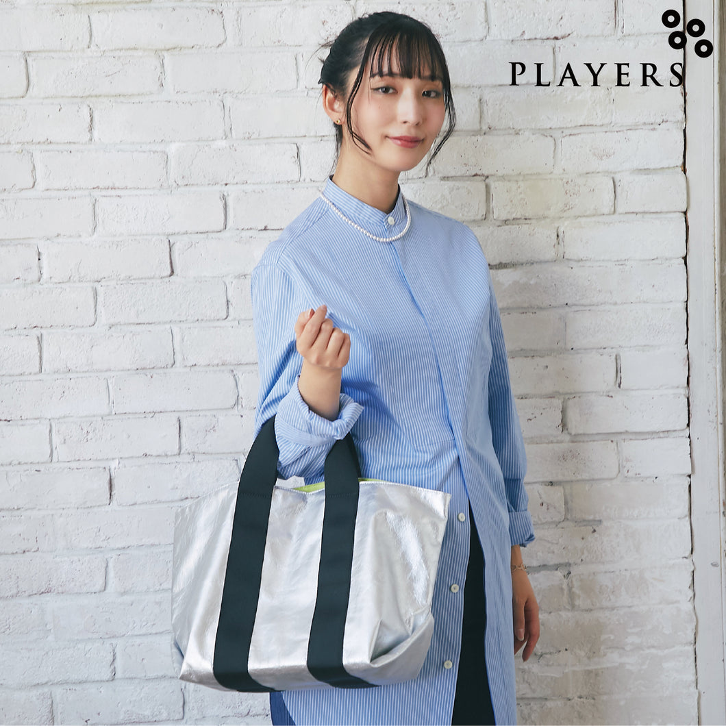 フェイクレザ－ト－ト　Ｍ  　シルバー