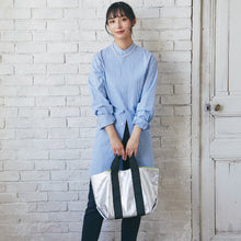 画像をギャラリービューアに読み込む, フェイクレザ－ト－ト　Ｍ  　シルバー
