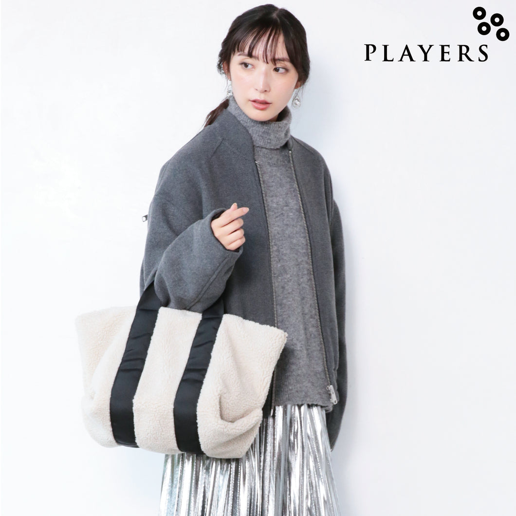 【NEW】シープボアトートM 　アイボリー