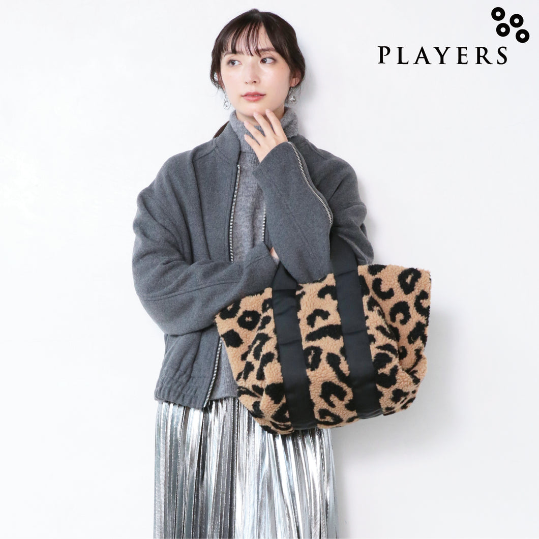 【NEW】シープボアトートM 　レオパード