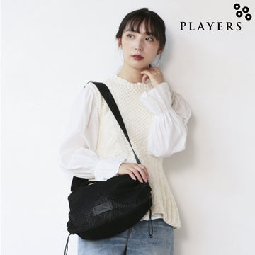 メッシュドロストショルダ－　Ｓ  　ブラック