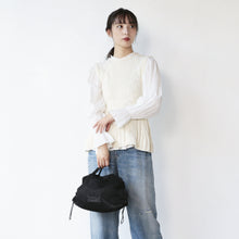 画像をギャラリービューアに読み込む, メッシュドロストショルダ－　Ｓ  　ブラック
