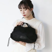 画像をギャラリービューアに読み込む, メッシュドロストショルダ－　Ｓ  　ブラック
