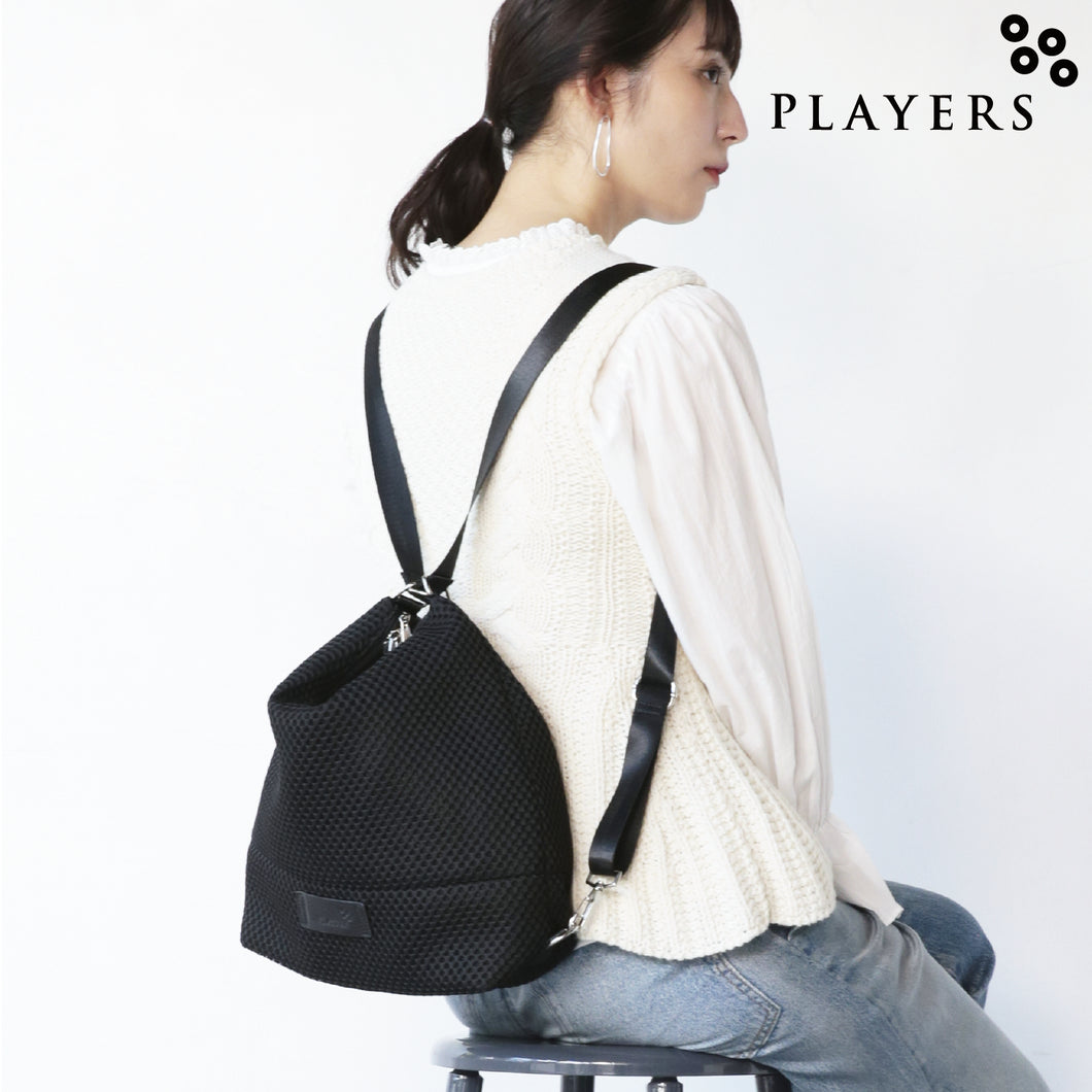 【NEW】エアメッシュ 3WAY リュック ミニ 　ブラック