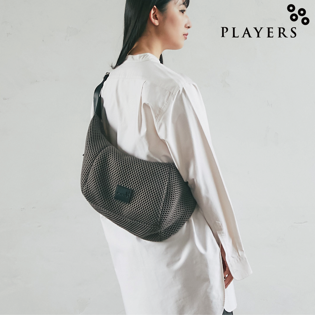 エアメッシュボディーバッグ #912b グレージュ – INTERMODE KAWABE エアメッシュボディーバッグ #912b グレージュ – INTERMODE KAWABE