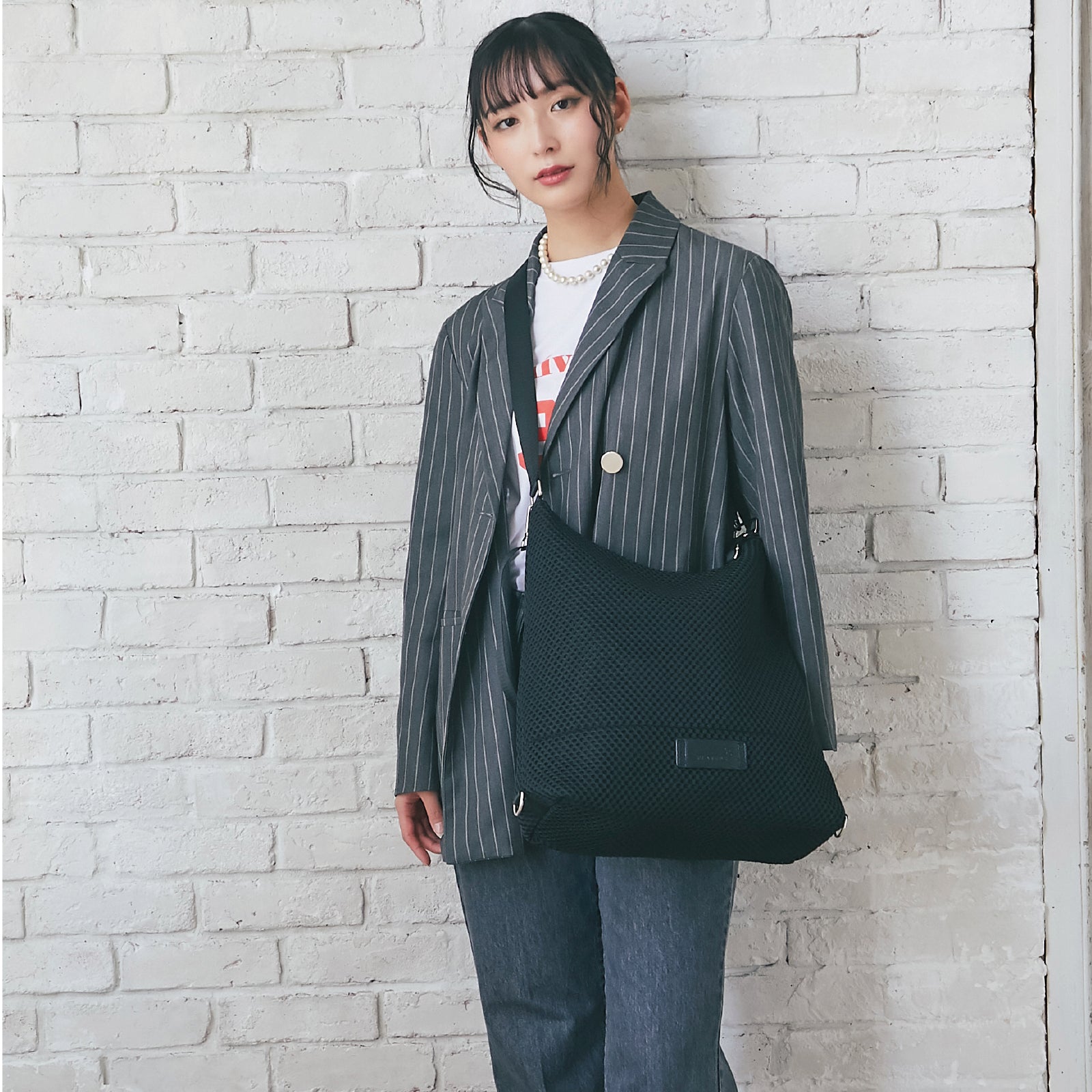 ⭐️美品⭐️　3Way リュック　メッシュ　本革混　ブラック 石井猛雄】通勤にオシャレを／本革リュックサック| KAWANOWA