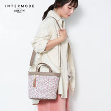 画像をギャラリービューアに読み込む, 【NEW】リバティプリント 2WAY キルティングショルダーバッグ #187d Leila（レイラ）　ベリー
