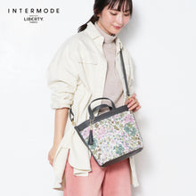 画像をギャラリービューアに読み込む, 【NEW】リバティプリント 2WAY キルティングショルダーバッグ #187c Edna（エドナ）　オリーブ
