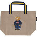 トートバッグ M  ポロベア USA 　ベージュ