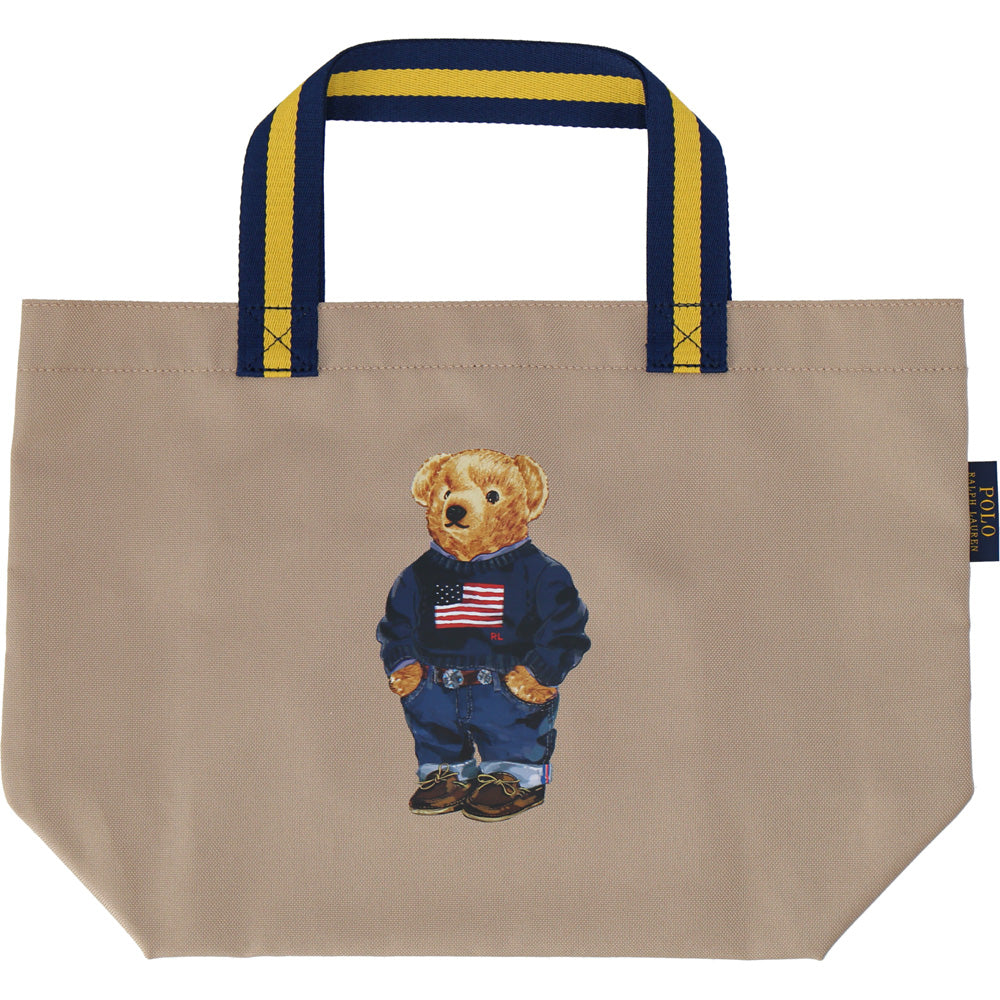 トートバッグ M  ポロベア USA 　ベージュ
