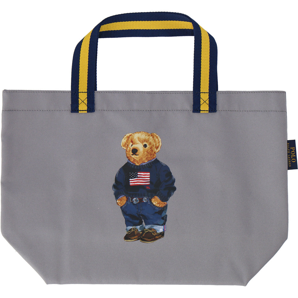 トートバッグ M  ポロベア USA　グレー