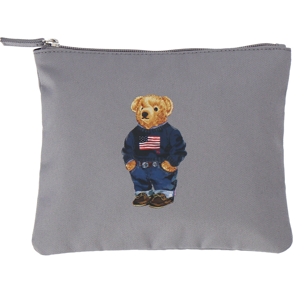 トートバッグ M  ポロベア USA　グレー