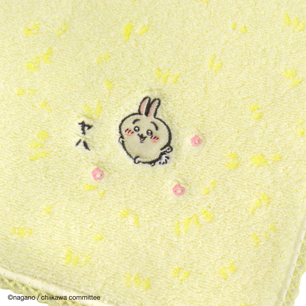 ミニタオル 草むら 　イエロー