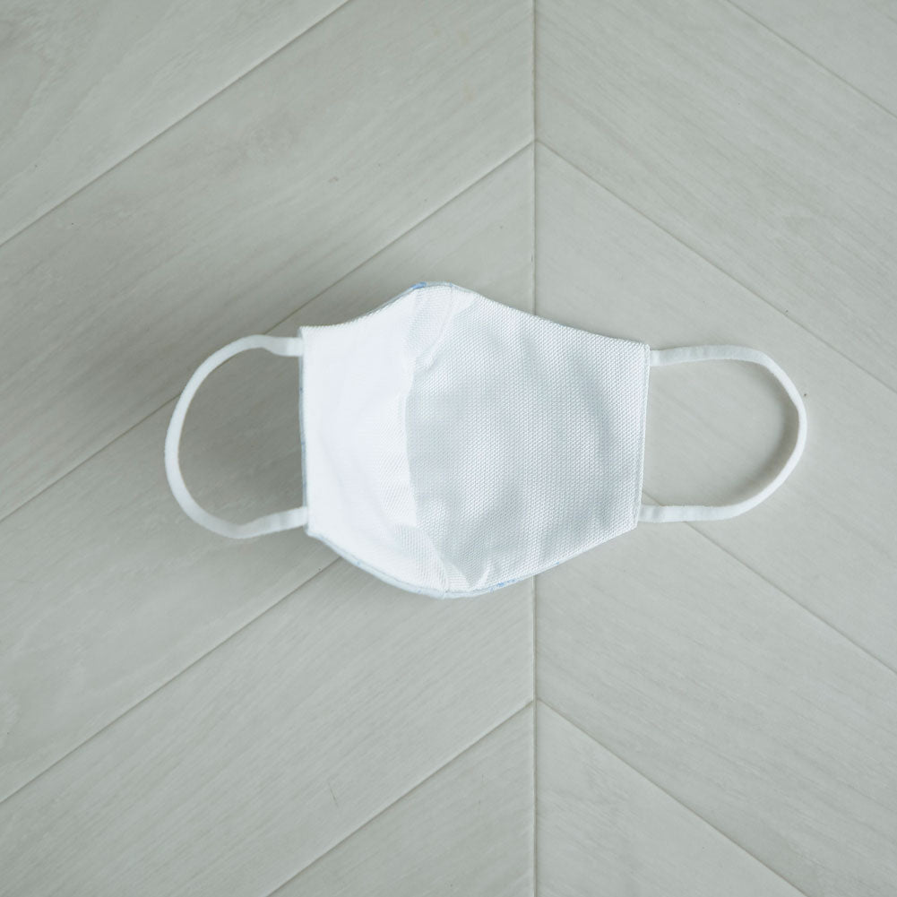 クールガーゼマスク メルトブレーン不織布 防御フィルター入 ブルー