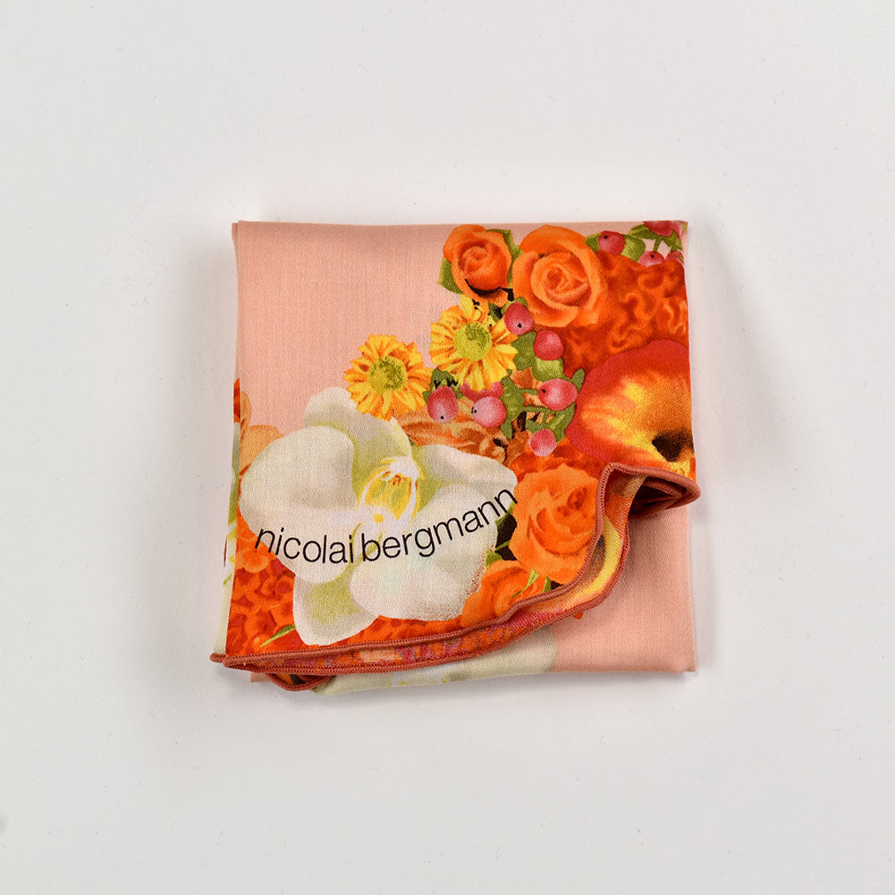 プリントハンカチ（変形） #360b オレンジ – INTERMODE KAWABE